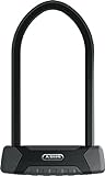 ABUS Bügelschloss Granit XPlus 540 + USH-Halterung - Fahrradschloss mit 13 mm starkem Bügel und XPlus Zylinder Sicherheitslevel 15-230 mm Bügelhöhe, Schwarz