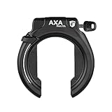 AXA Block XXL Retractable - Fahrradschloss - Rahmenschloss - Sicherheitsstufe 12 - Kombinierbar mit Einsteckschloss - 70 mm - Schwarz
